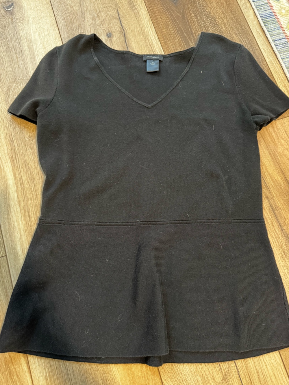 Ann Taylor Cotton Peplum